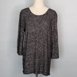 UnionBay Vintage Grey Lightweight Long Sleeve Sweater or Top Size XL